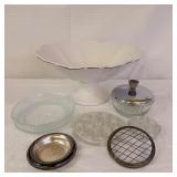 Centerpiece Bowl, 2 Flower Frogs, Miscellaneous