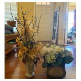 2 Decorative Faux Plants in Gorgeous Planters