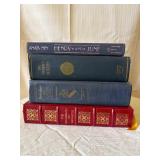 Leather-Bound Books Lot