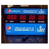 Collectible Pepsi Scoreboard Countdown Clock
