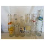 Lot of 6 Vintage Soda Bottles