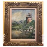 Ornate Framed Original Oil Painting, Signed