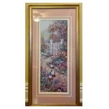 Print of Painting 'Roses Trellis' Not Signed