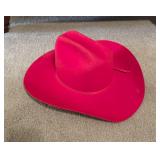 Red Felt 'Bailey' Western Hat, Size 6 3/4