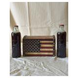 VTG Coca-Cola Bottles & American Treasure Chest