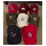 7 Sports Teams Ball Caps