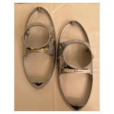 Reproduction 53 Chevy TL Bezels Pair