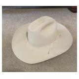 Beige Felt 'Bailey' Western Hat w/ Box 6 5/8