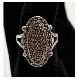 Sterling Silver & Marcasite Ring