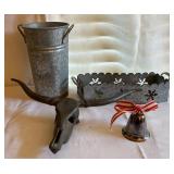 Lot of 4 Miscellaneous Metal Pieces