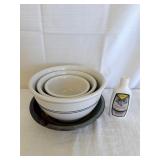 Vintage Nesting Bowls & Pottery Lot
