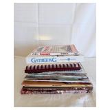 Lot of 9 Cookbooks, Book Stand