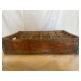 Vintage PEPSI Bottle Crate Red Logo