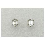 14K Gold & CZ Earrings