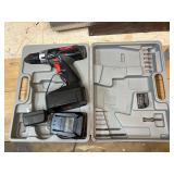 Drill Master 18V Cordless 3/8' Drill w/case
