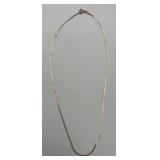 18' Sterling Silver Serpentine Chain