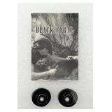 Black Coral & Pearl Earrings