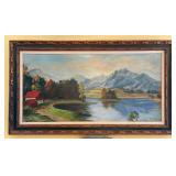 Framed Original Painting Signed K. Nollenberg