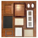 Large Lot of Brown/Wood Picture Frames