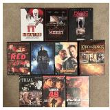 12 Action & Horror DVDs