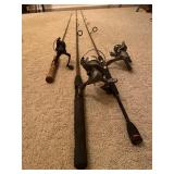 3 Vintage Rod & Reels