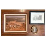 Lot of 3 Miscellaneous Picture/Artwork Pieces