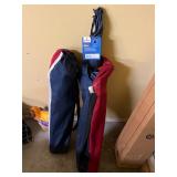 2 Chairs with Clamp On Umbrella