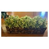 2 Decorative Faux Plants