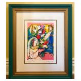 Serigraph 'Heavenly Bouquet' Stamp, Number &Signed