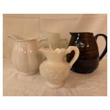 Nice lot of 4 Vintage Pitchers