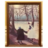 Framed Print of Painting 'Human Touch'