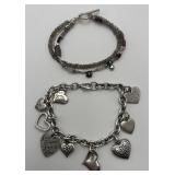 2 Sterling Silver Bracelets