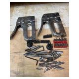 2 Staplers & Various Screwdriver Bits