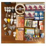 Lot of a Variety of Light Bulbs