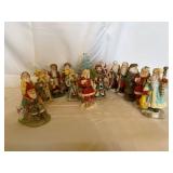 14 International Santa Claus Collection & Tree