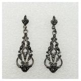 Beautiful Sterling Silver & Marcasite Earrings