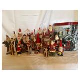 Lot of 21 Santas & Christmas Metal Can