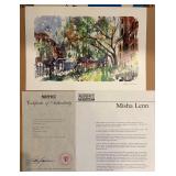 Seriolithograph Titled 'Commonwealth In Bloom'