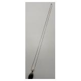 Sterling Presley Spotted Dolerite Stone Necklace