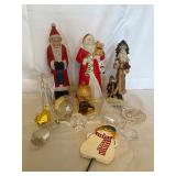 Lot of 13 Christmas Ornaments & Decor