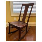 Antique Colonial Chair Co. Sewing Rocking Chair