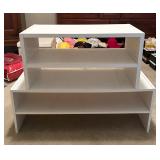 2 Nice White Particle Board Shelves