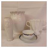 Nice Porcelain & Ceramic Vases/Vintage Teacup Set