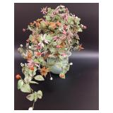 Vintage Chinese flowering Jade Bonsai Tree