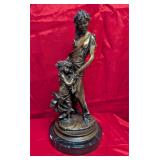 Bronze Sculpture of Mother & Child