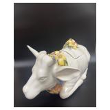 Vintage Italian Pottery Cow-Form Soup Tureen 23"