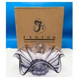 Beautiful Vintage/New Fenton Pedestal Console Bowl