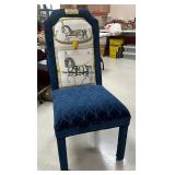 Vintage Re-Imagined Hermes Silk Scarf Chair