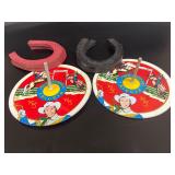 Vintage 1950s Roy Rogers Lucky Horseshoe Game Set