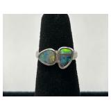 Sterling Silver & Opal Ring